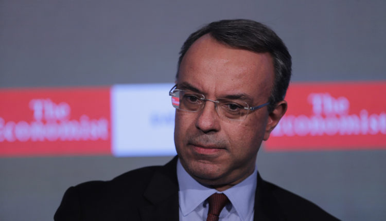 Ο υπουργός Οικονομικών Χρήστος Σταϊκούρας σε παλιά ομιλία του στο συνέδριο του Economist